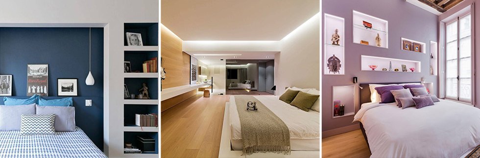 Ristrutturare camera da letto con il cartongesso • 40 idee lavori in ... Creare parete in cartongesso